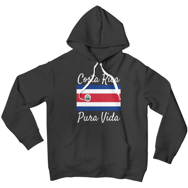 Costa Rica Pura Vida T-Shirt Beautiful National Flag Tee Men Hoodie