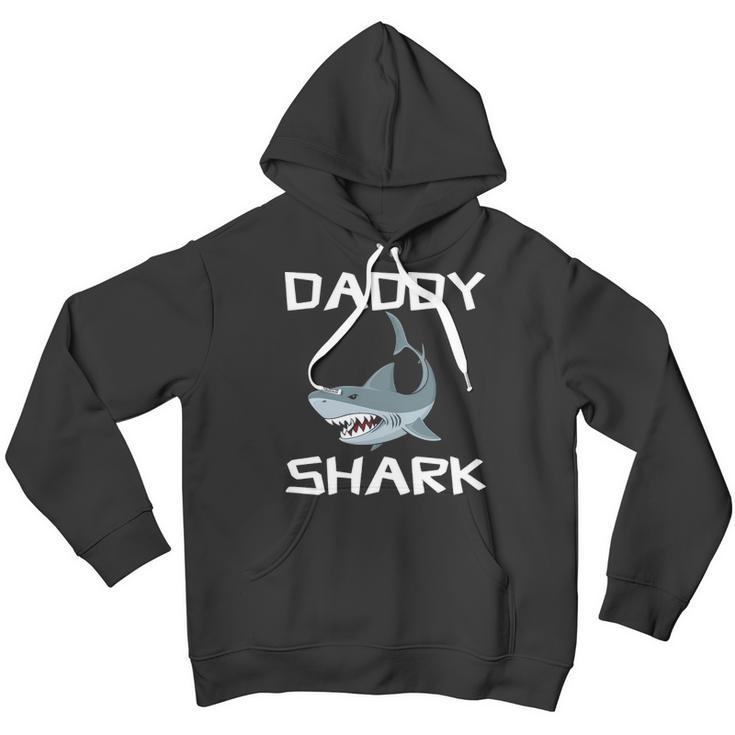 Daddy Gift Daddy Shark Men Hoodie