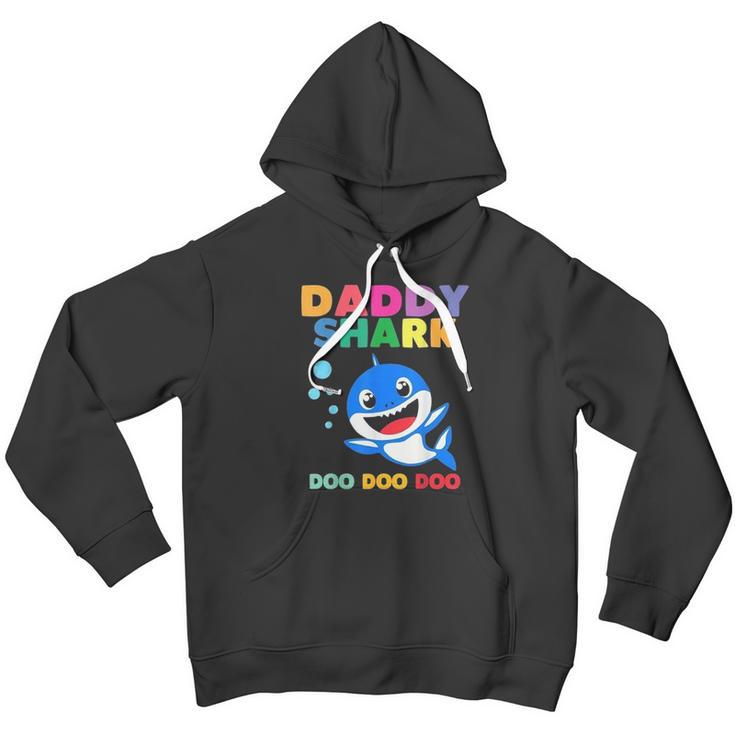 Daddy Shark Cute Fathers Gift Dad Birthday Gifts Men Hoodie