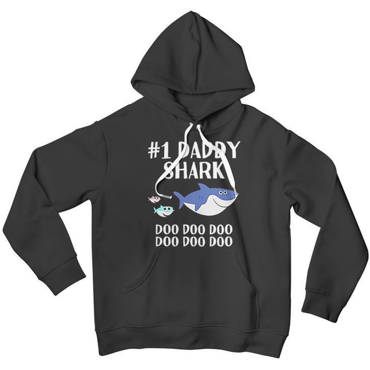 Daddy Shark Doo Doo Dad Fathers Day Men Hoodie