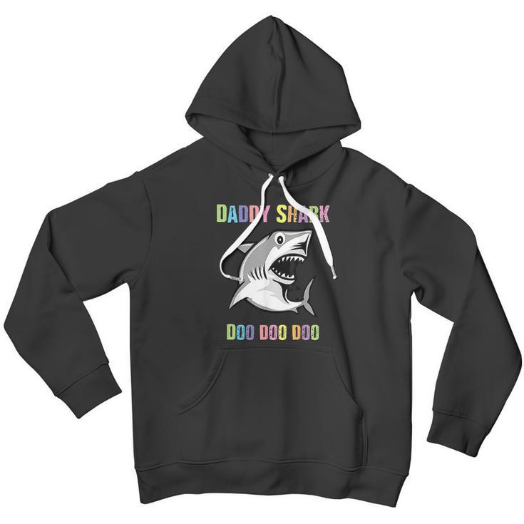 Daddy Shark Doo Doo For Father Day Him Dad Grandpa Men Hoodie