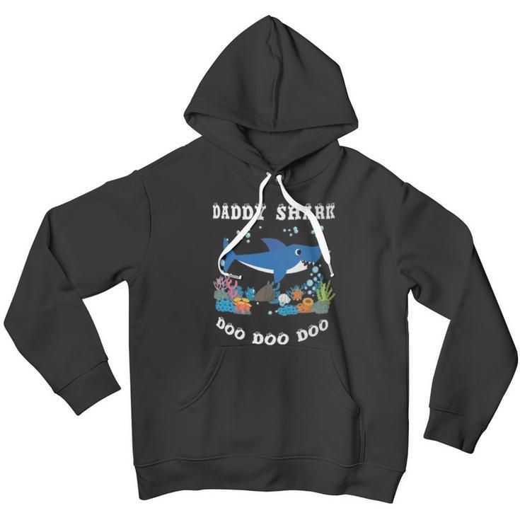 Daddy Shark Under Water Men Hoodie