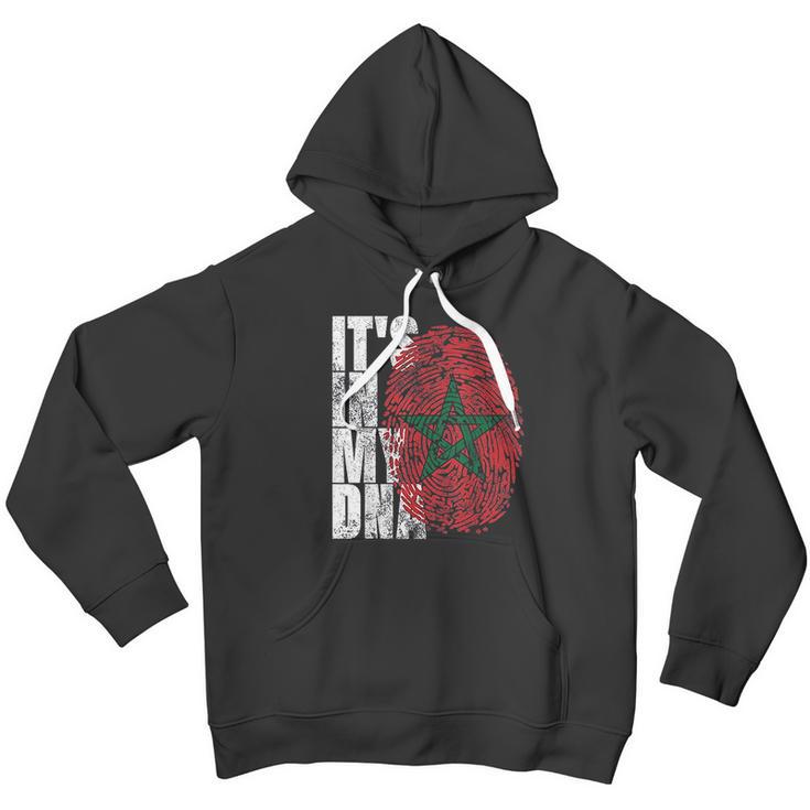 It Is In My Dna Moroccan African Gifts Moorish Morocco Flag Men Hoodie