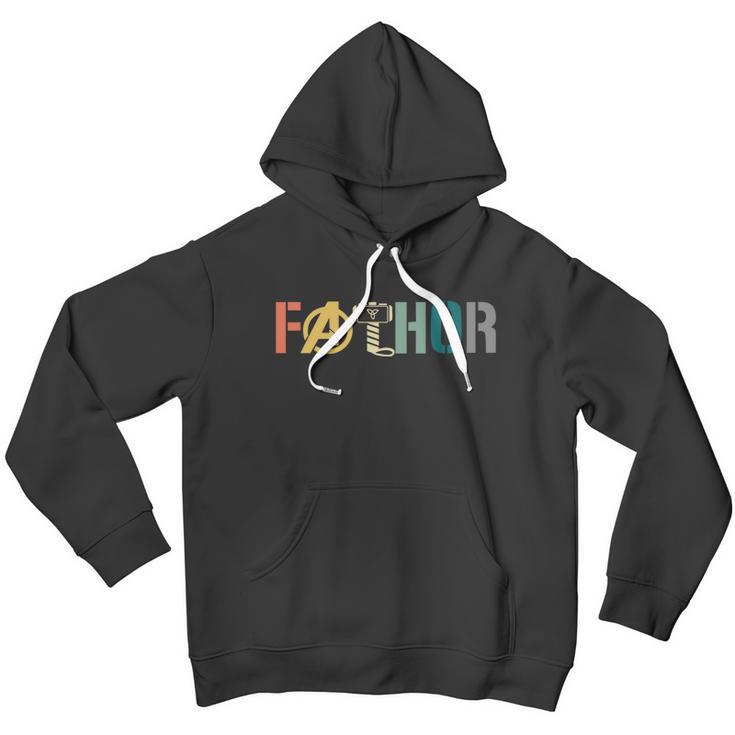 Fathor Fathers Day Gift Viking Fathor Hero Graphic Design Printed Casual Daily Basic Men Hoodie