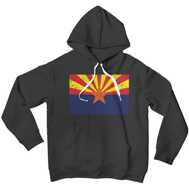 Flag Of Arizona Vintage Men Hoodie