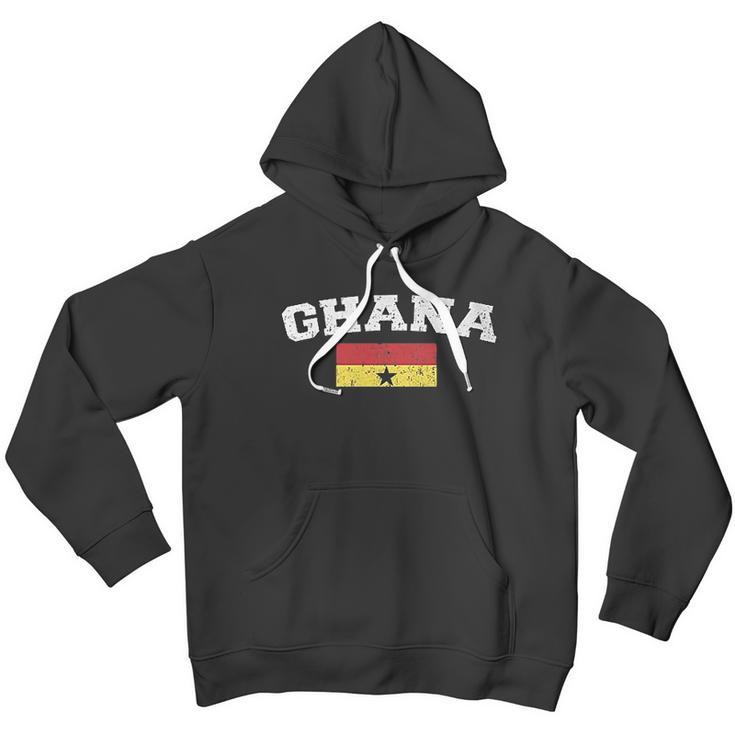 Flag Of Ghana Faded Ghanaian Flag Men Hoodie