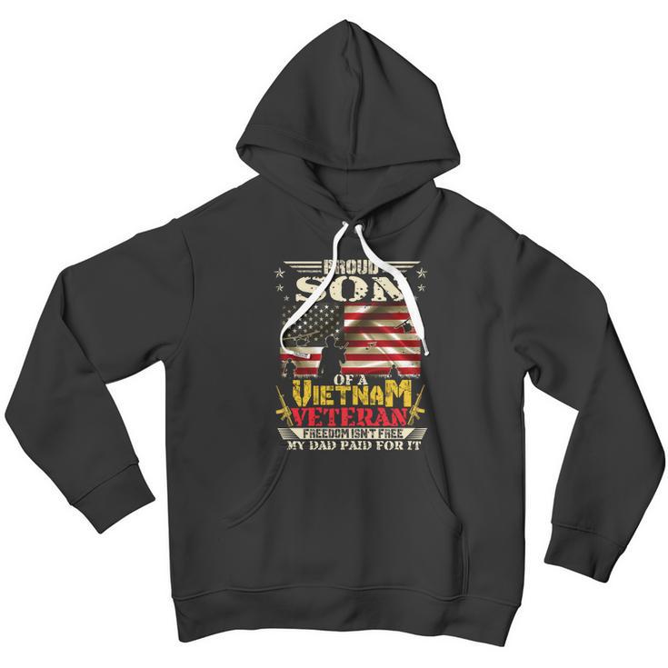 Freedom Isnt Freegreat Giftproud Son Of A Vietnam Veteran Dad Gift Graphic Design Printed Casual Daily Basic Men Hoodie