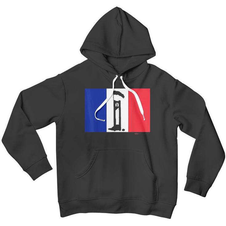 French Flag Guillotine France Paris Bastille Day Men Hoodie