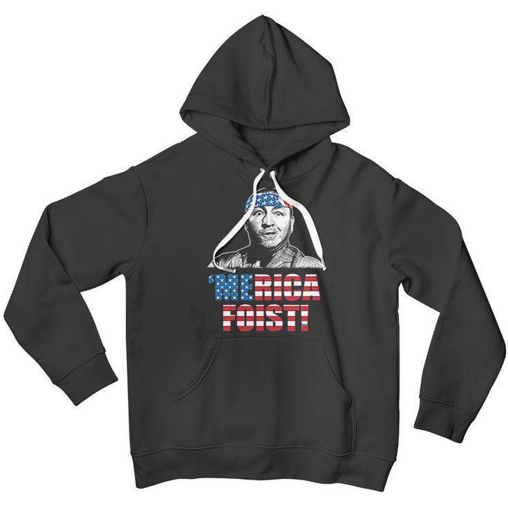 Funny Three Stooges Merica First American Flag Men Hoodie