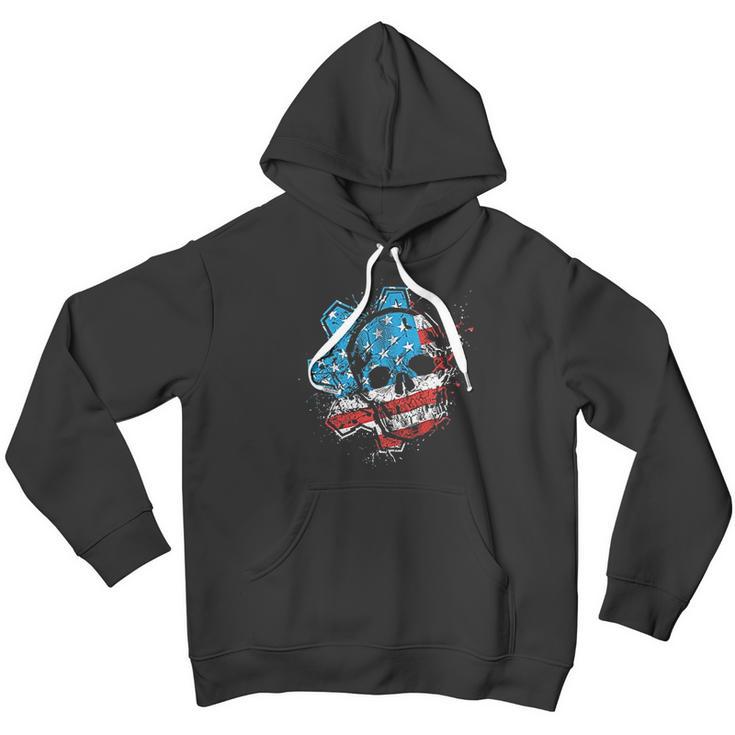 Gears American Flag Omen Men Hoodie