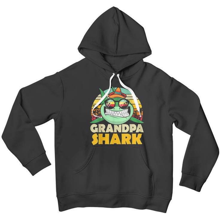 Grandpa Shark Grandpa Gifts From Grandchildren Fathers Day Men Hoodie