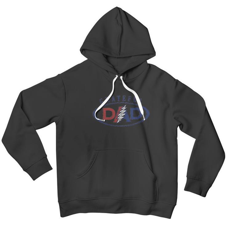 Grateful Dead Mens Grateful Dad Men Hoodie