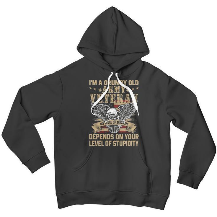 Im A Groumpy Old Army Veteran Men Hoodie