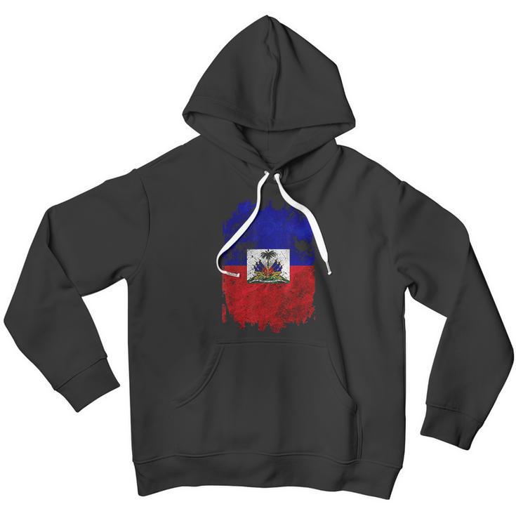 Haitian Flag Nou La Zoe Pound Cool Gift Haiti Men Hoodie