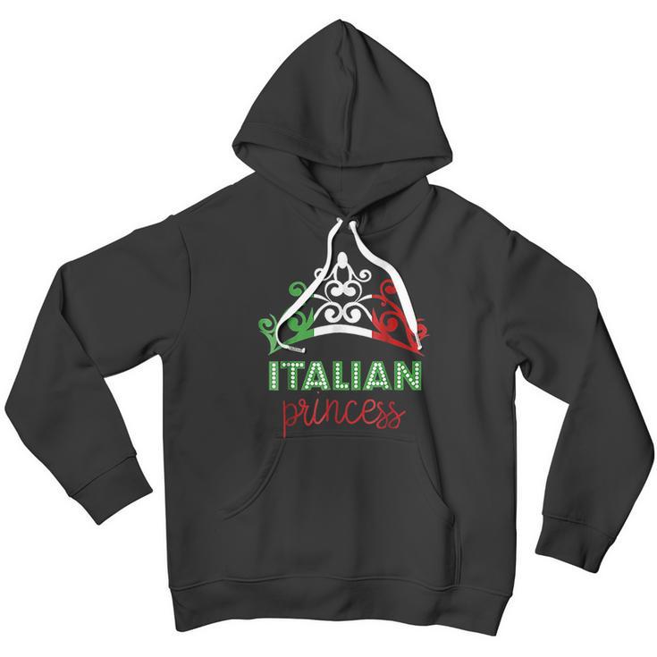 Italian Princess Tiara National Flag Men Hoodie