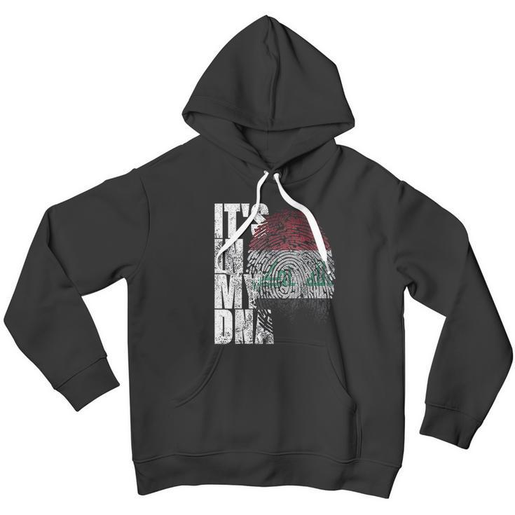 Its In My Dna Iraqi Islamic Persian Gifts Iraq Flag Men Hoodie