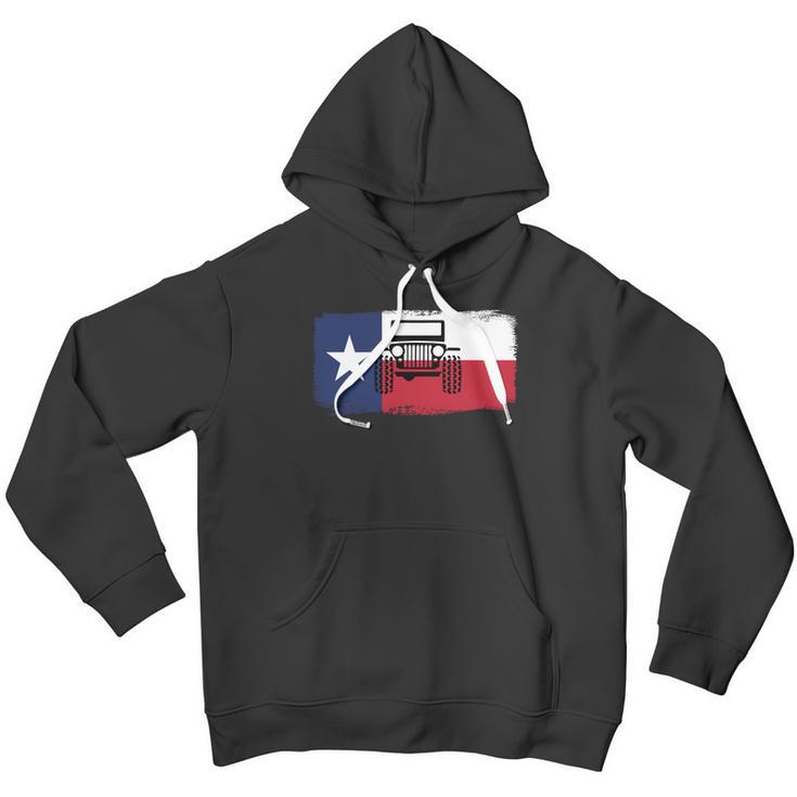 Jeep Texas Flag Men Hoodie