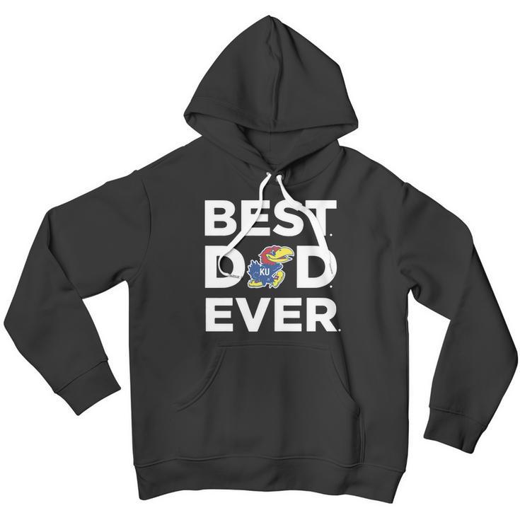 Kansas Jayhawks_Best Dad Ever Men Hoodie