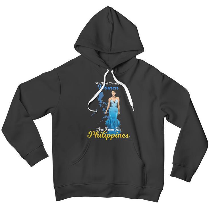 Philippines Pinay Filipina Pride Proud Flag Beautiful Woman Men Hoodie