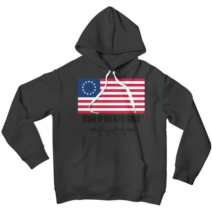 Rush Limbaugh Betsy Ross Flag Men Hoodie