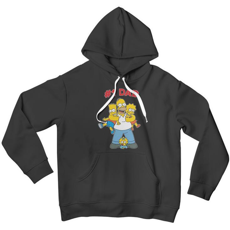 The Simpsons Cuddle Number One Dad Mens Men Hoodie