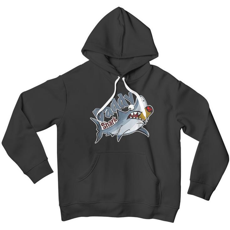 Tough Smoking Daddy Shark Men Hoodie