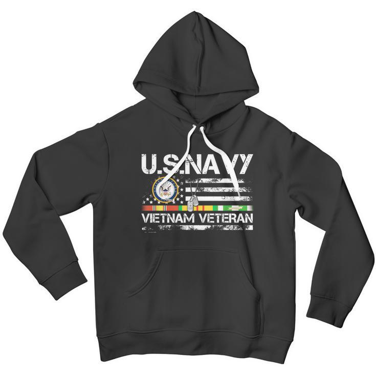 Us Navy Vietnam Veteran Usa Flag Vietnam Vet Flag Gift Graphic Design Printed Casual Daily Basic Men Hoodie