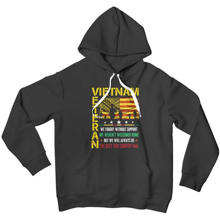 Vietnam Veteran We Fought Without Support We Weren’T Welcome Graphic Design Printed Casual Daily Basic Men Hoodie