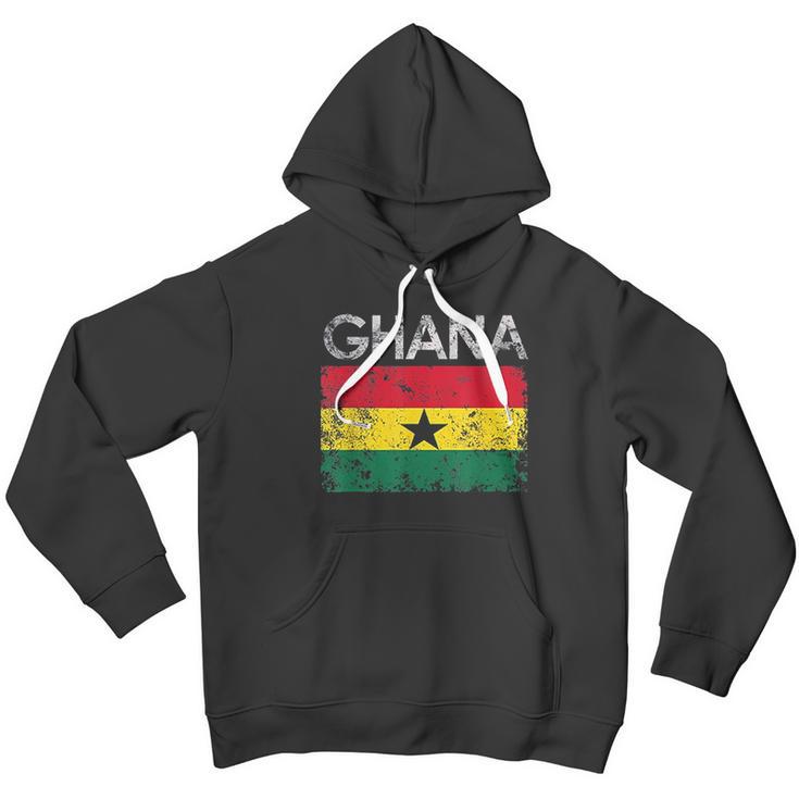 Vintage Ghana Ghanaian Flag Men Hoodie