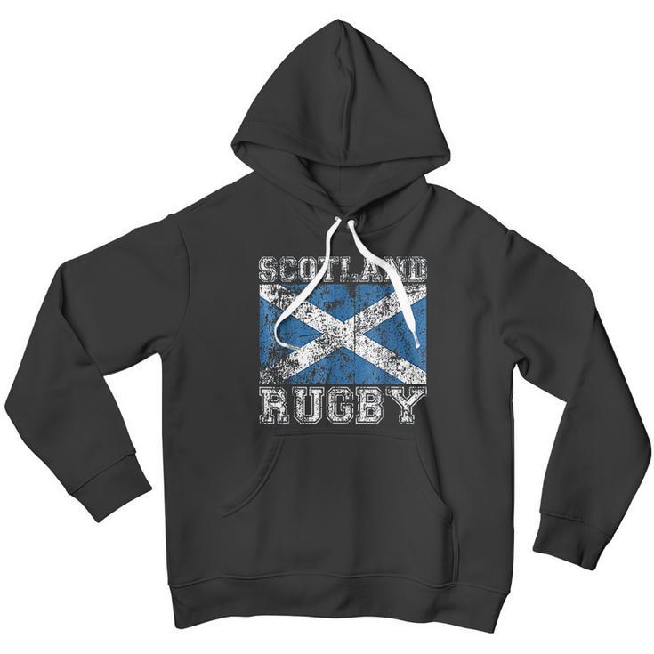 Vintage Style Saltire Scottish Flag Men Hoodie