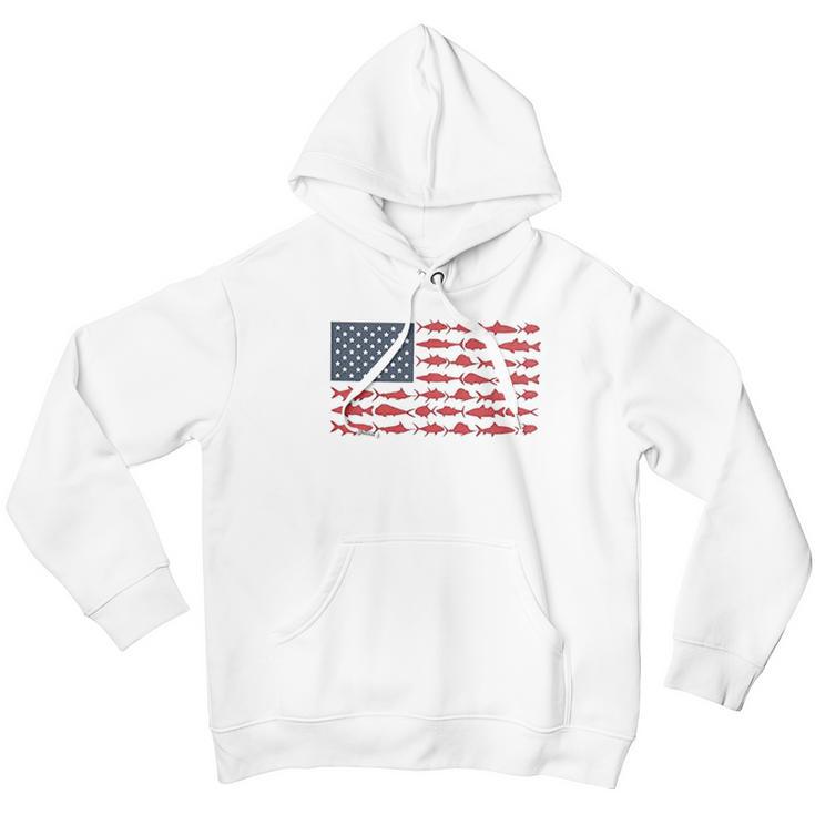 Columbia Pfg Finatic Us Flag Men Hoodie