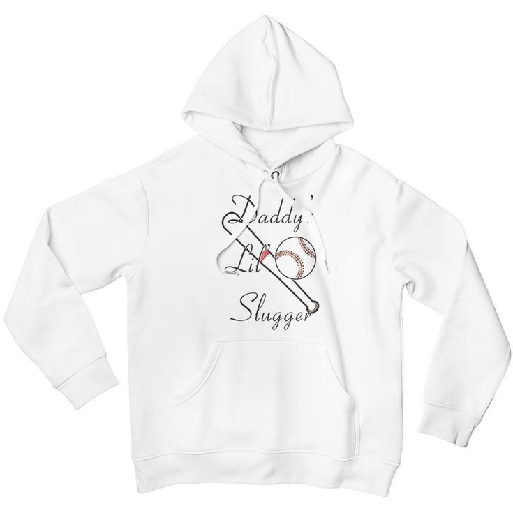 Daddy Lil Slugger Baseball Dad Fathers Day Men Hoodie