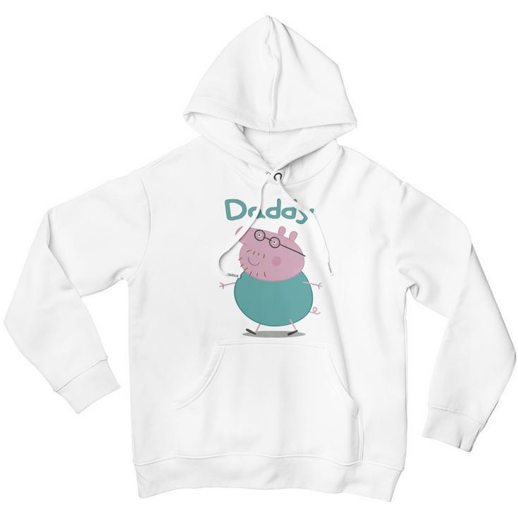 Daddy Pig Fathers Day Funny Men Hoodie