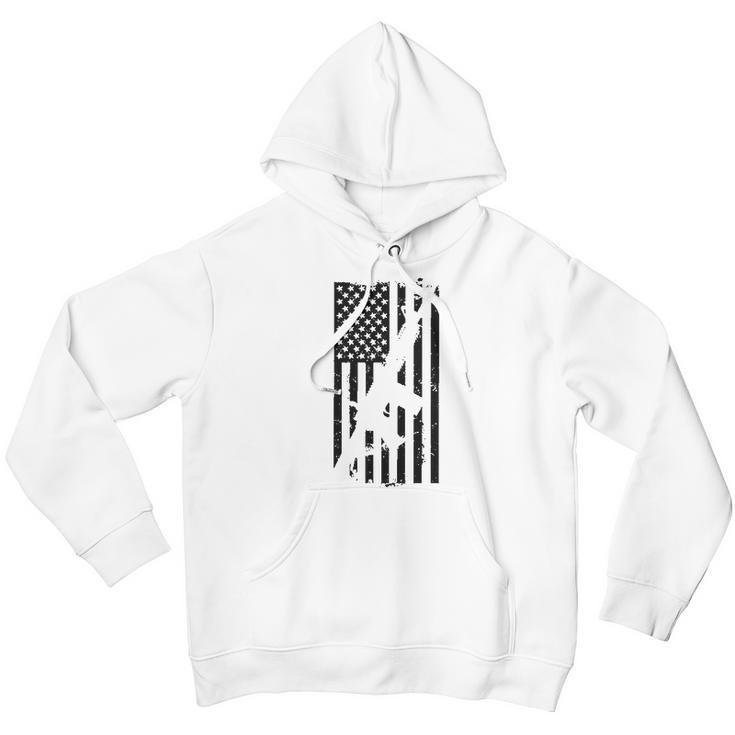 Dion Wear Ar15 American Flag M4 Men Hoodie