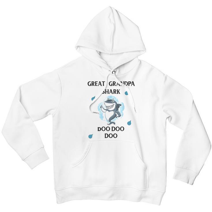 Great Grandpa Gift Shark Doo Doo Doo Men Hoodie