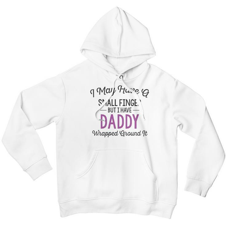 Heart Co Designs Baby Girl Clothes Daddy Wrapped Around Men Hoodie