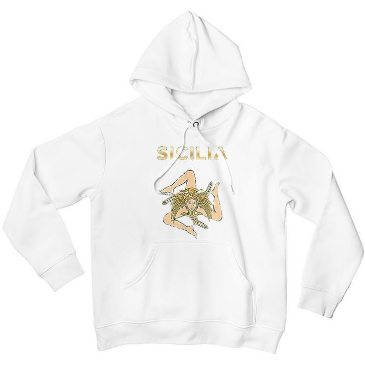 Sicilian Pride Sicilian Flag Trinacria Men Hoodie