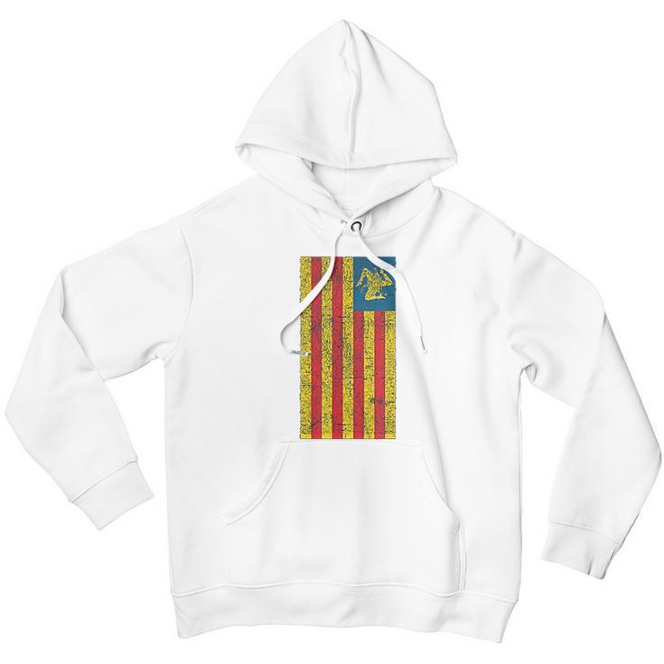 Sicilian Pride Sicilia Sicilian Flag Trinacria Faded Men Hoodie