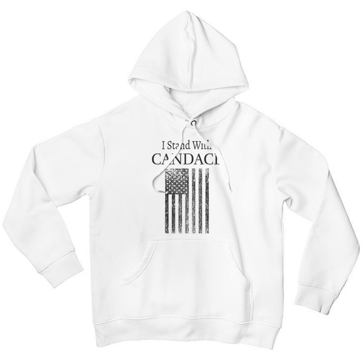 I Stand With Candace Patriot Usa Flag Red Pill Men Hoodie