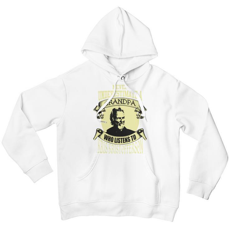 Never Underestimate A Grandpa Who Listens To Kris Kristofferson Men Hoodie