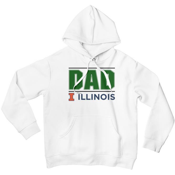 University Of Illinois At Urbana Champaign Proud Dad Parents Day 2020 Men Hoodie