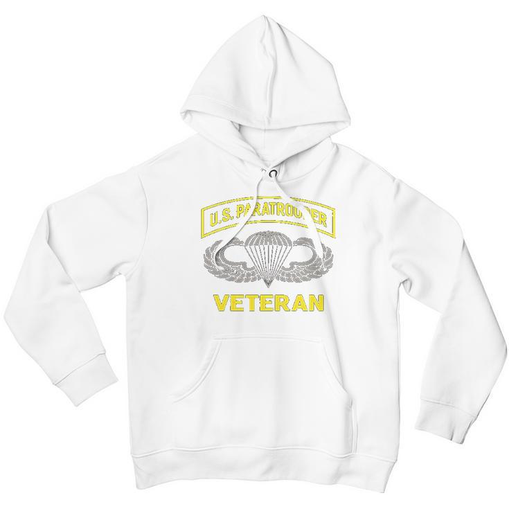 Us Paratrooper Airborne Division Army Veteran Men Hoodie