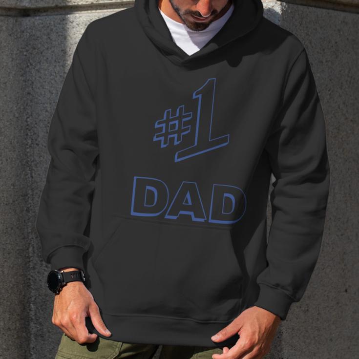 1 Dad Number One Logo Men Hoodie