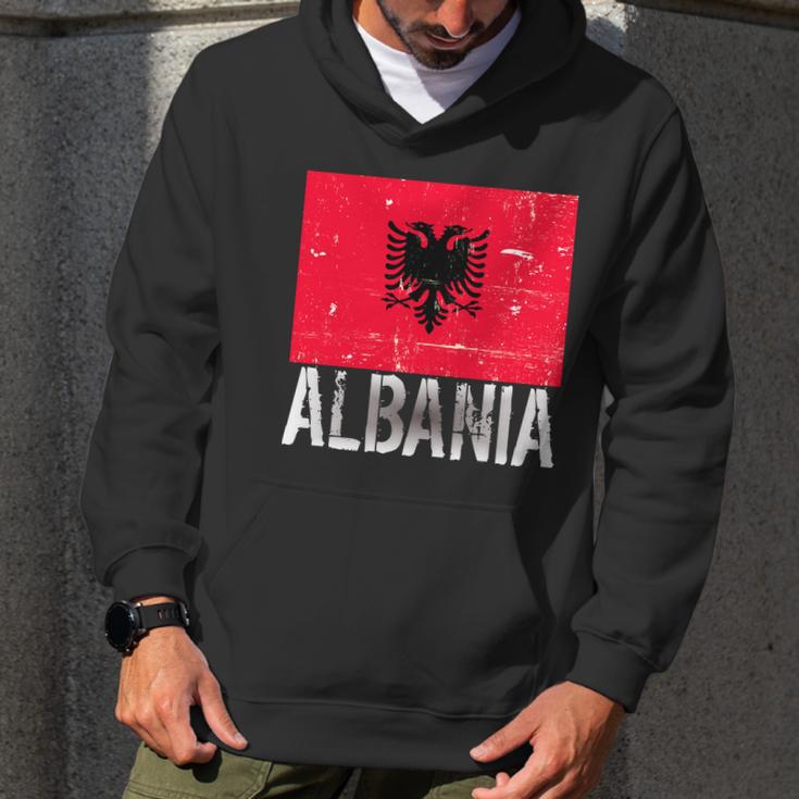 Albania Flag Albanians Soccer Football Team Men Hoodie