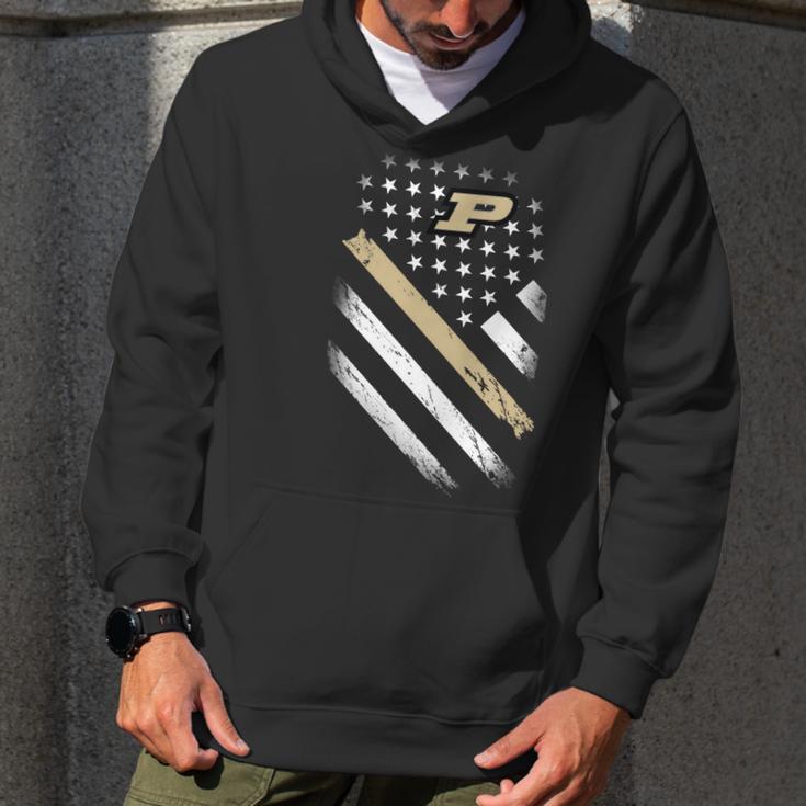 American Purdue Boilermakers Flag Men Hoodie