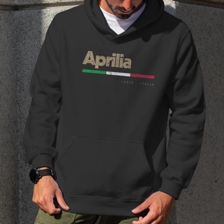 Aprilia Italian City Retro Flag Italy Gift Graphic Design Printed Casual Daily Basic Men Hoodie