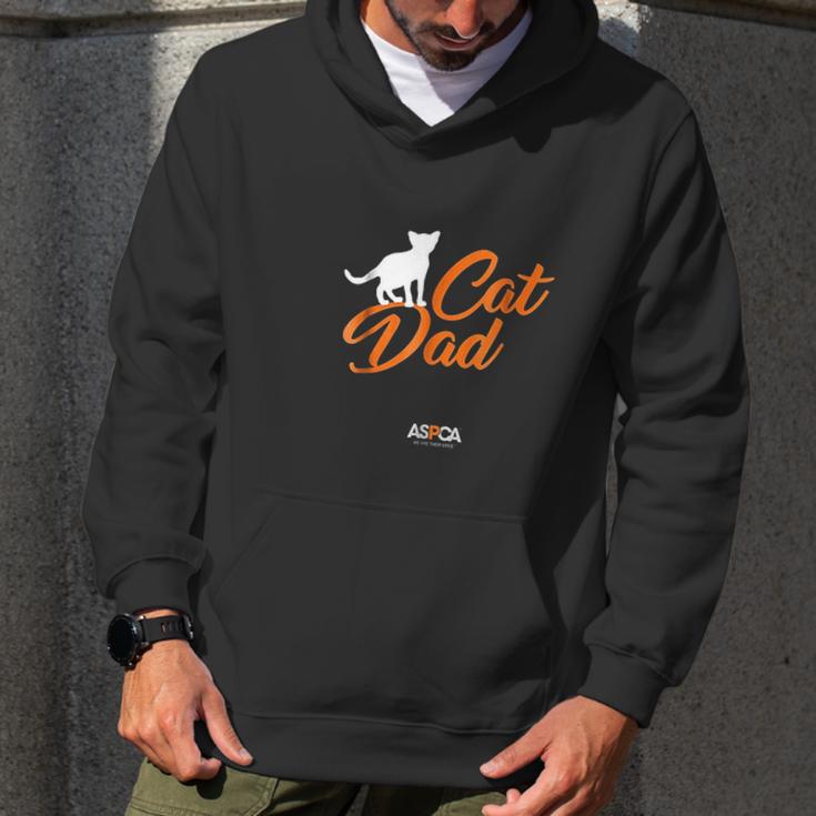 Aspca Cat Dad Dark Men Hoodie