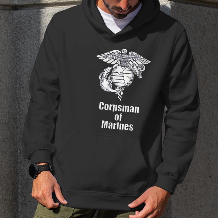 Back Design 8404 Fmf Corpsman Military Veteran Men Hoodie