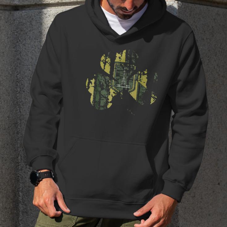 Baltimore Maryland Flag Irish Shamrock St Patricks Day Men Hoodie