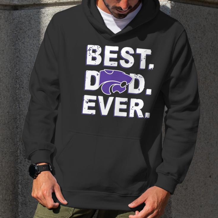 Best Dad Ever Kansas State Wildcats Father S Day Men Hoodie